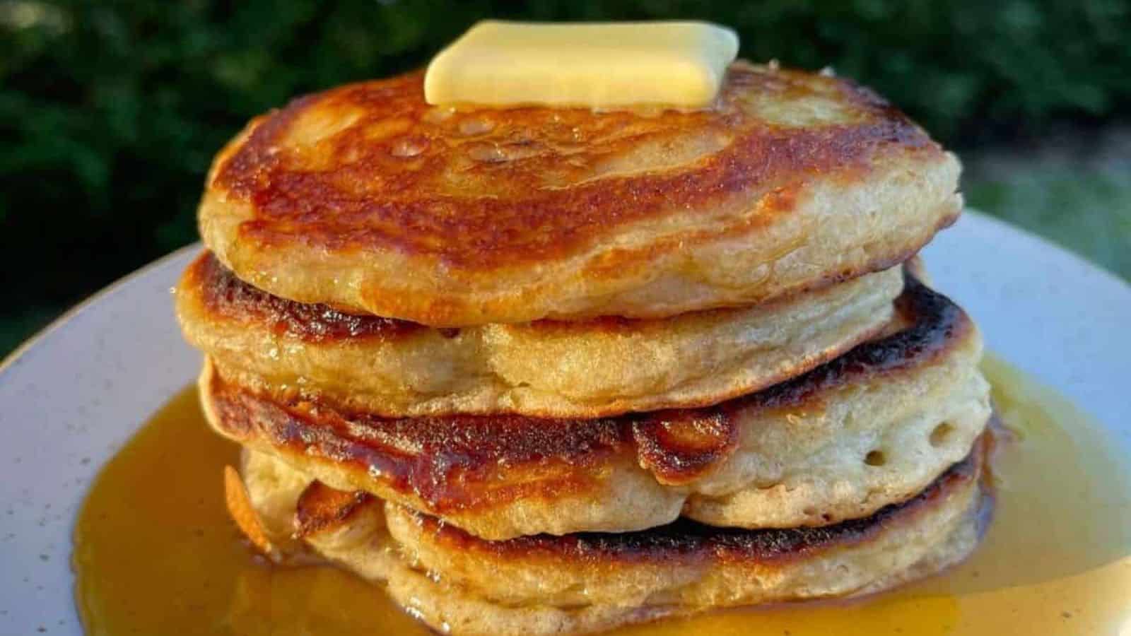 Fluffy Sourdough Discard Pancakes