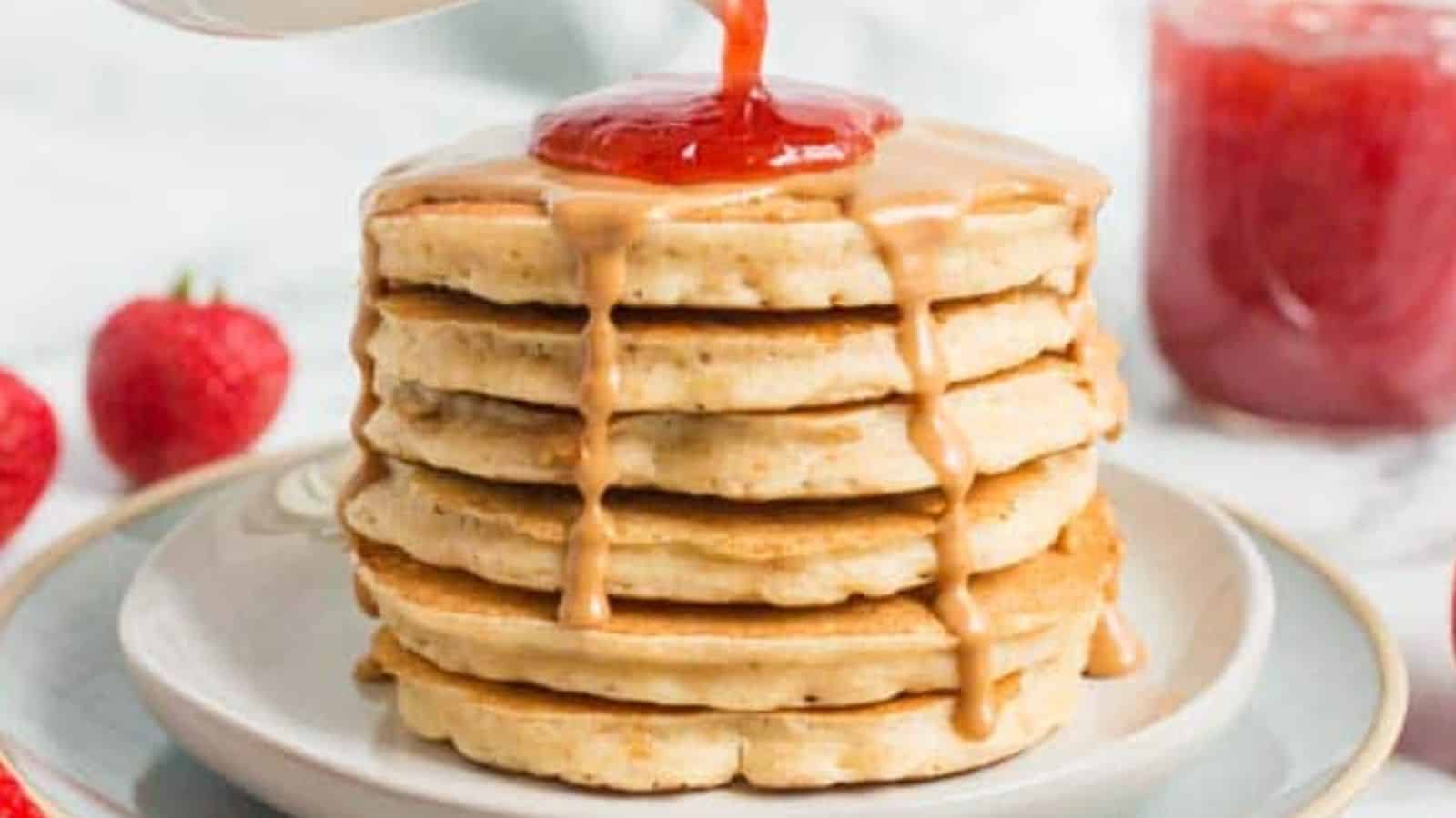 Peanut Butter and Jelly Pancakes