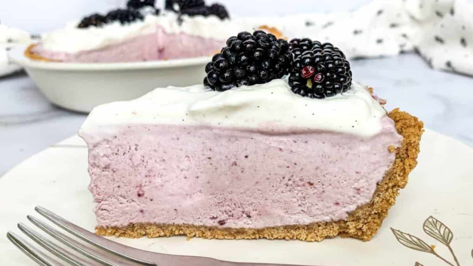Blackberry Cream Pie