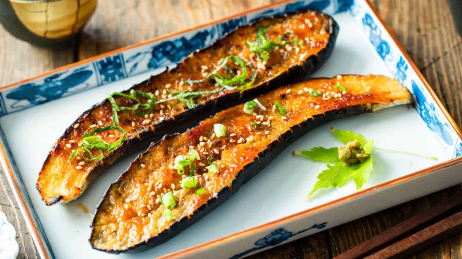 Miso Glazed Eggplant