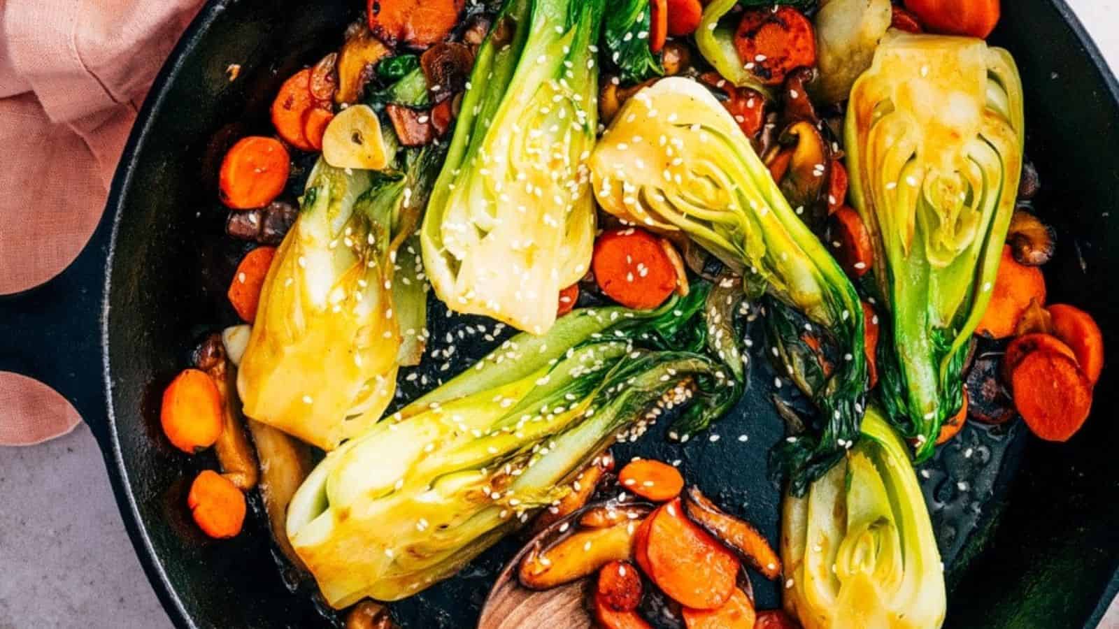 Baby Bok Choy Stir Fry