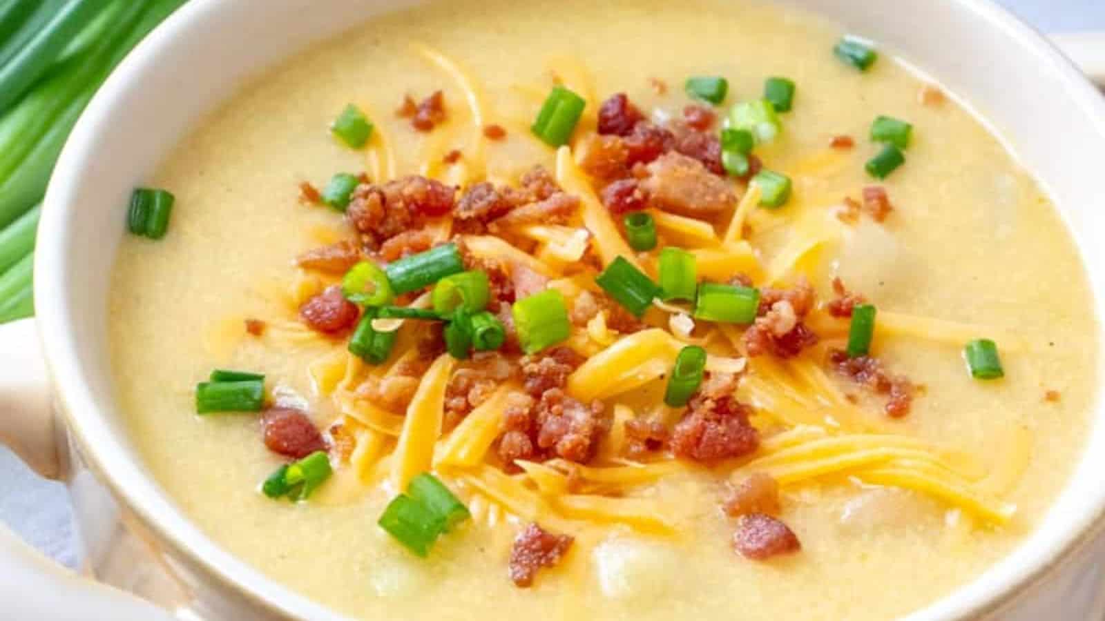 Instant Pot Loaded Potato Soup