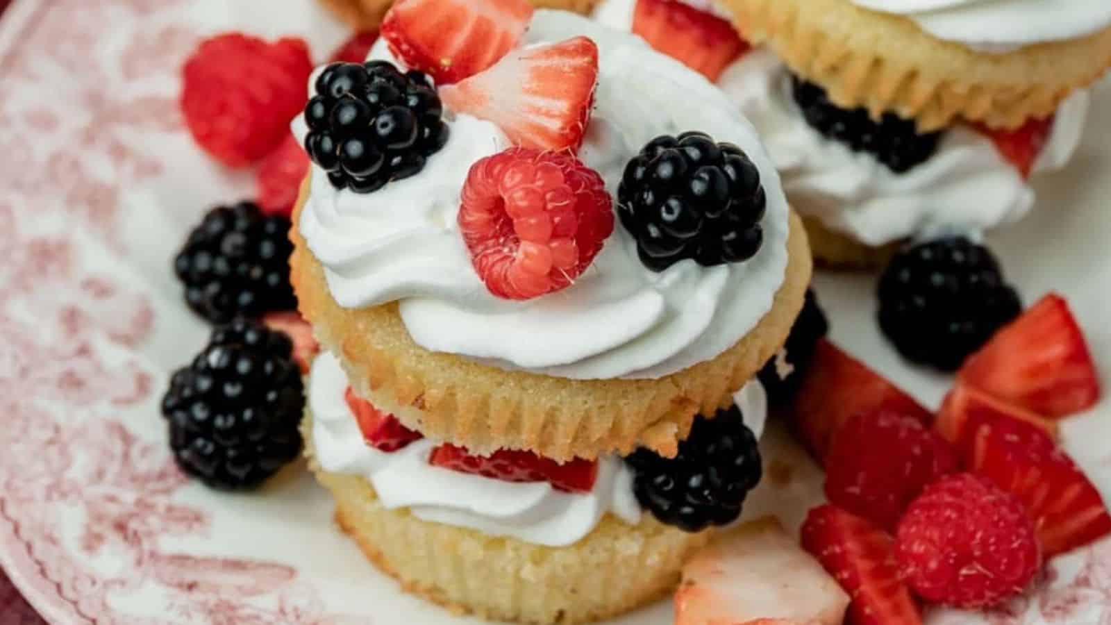 Cornbread Strawberry Shortcakes