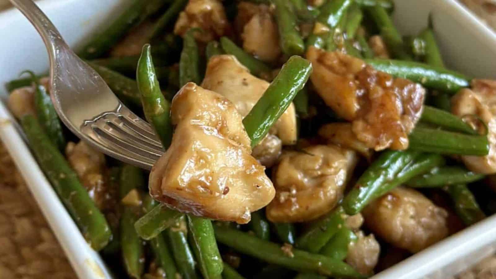 Chicken and Green Beans Stir Fry