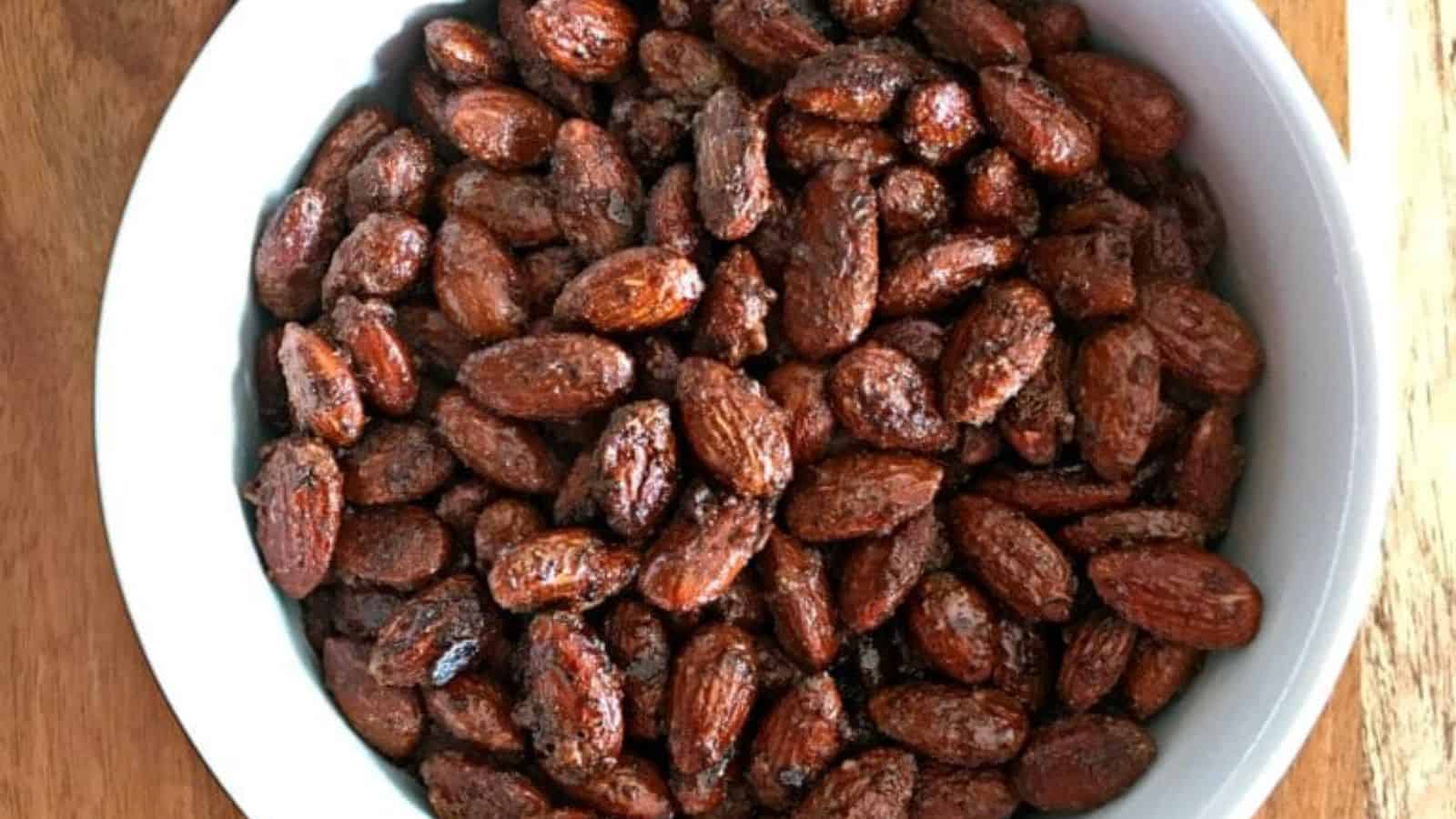 Spicy Smoked Almonds