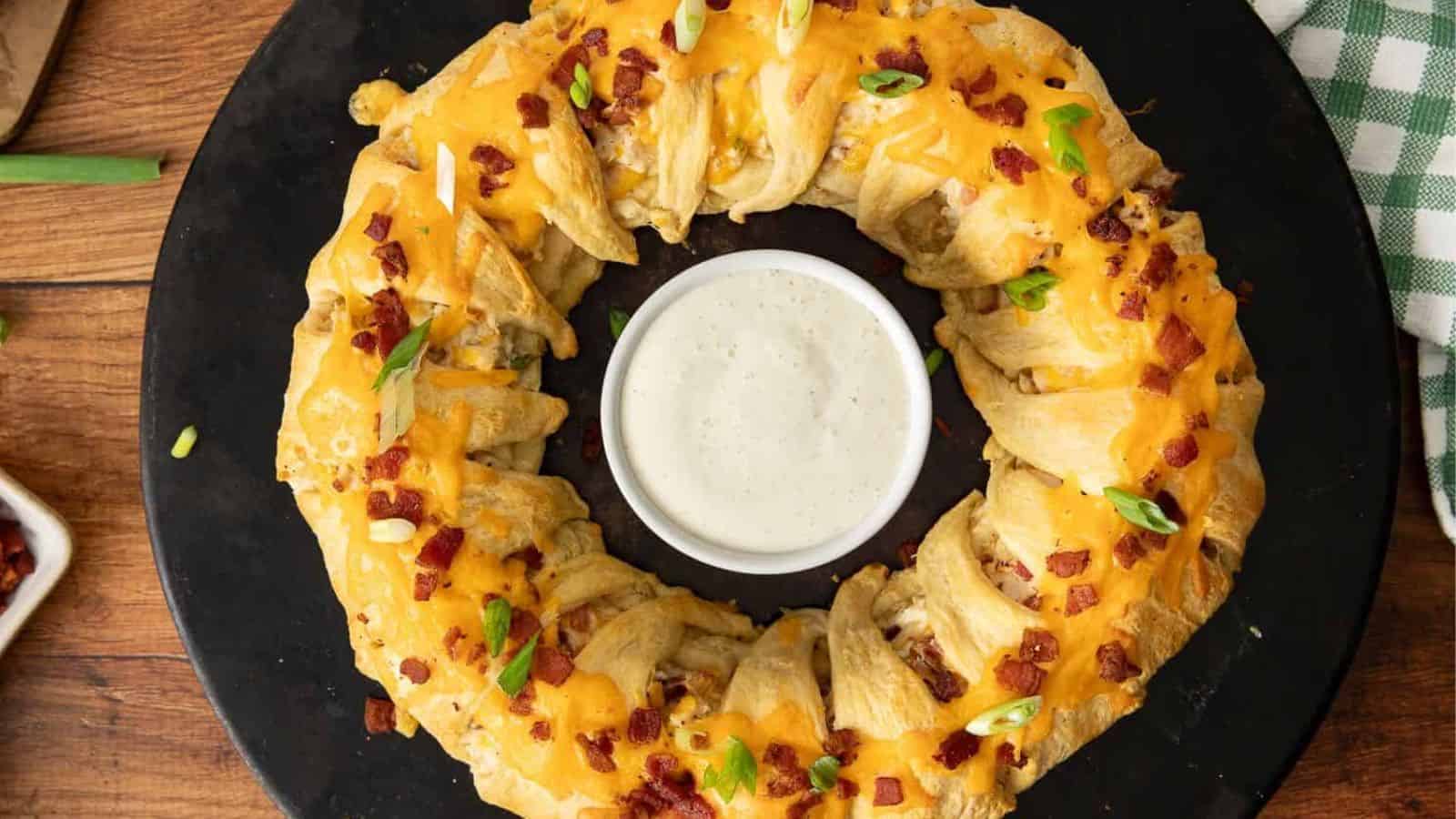 Chicken Bacon Ranch Crescent Ring
