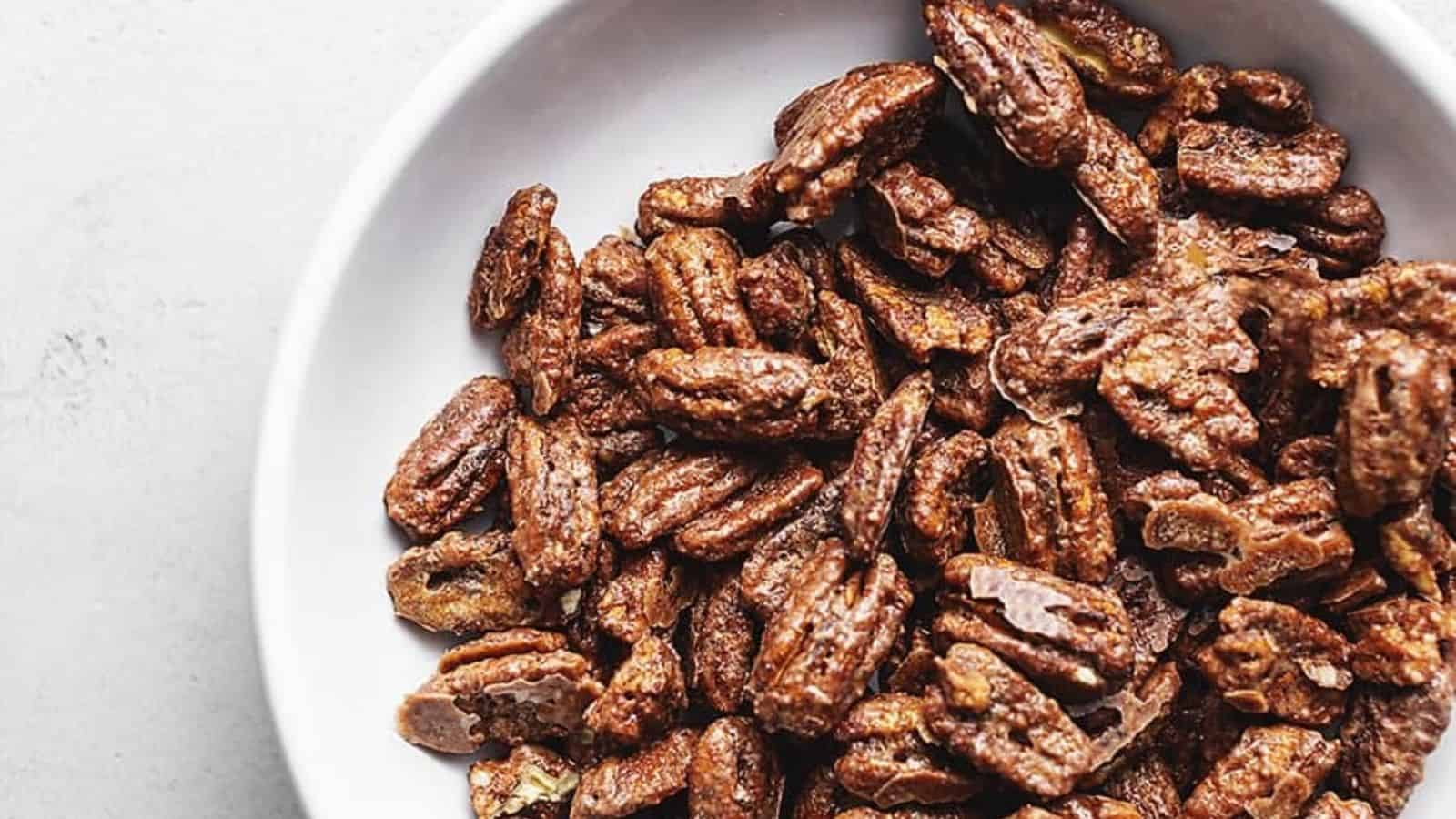 Keto Candied Pecans