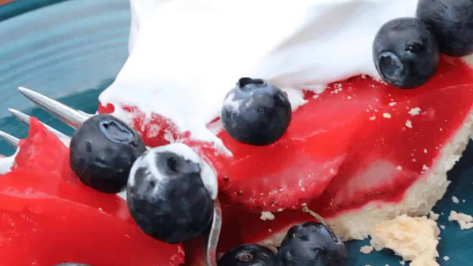 Strawberry Jello Pie