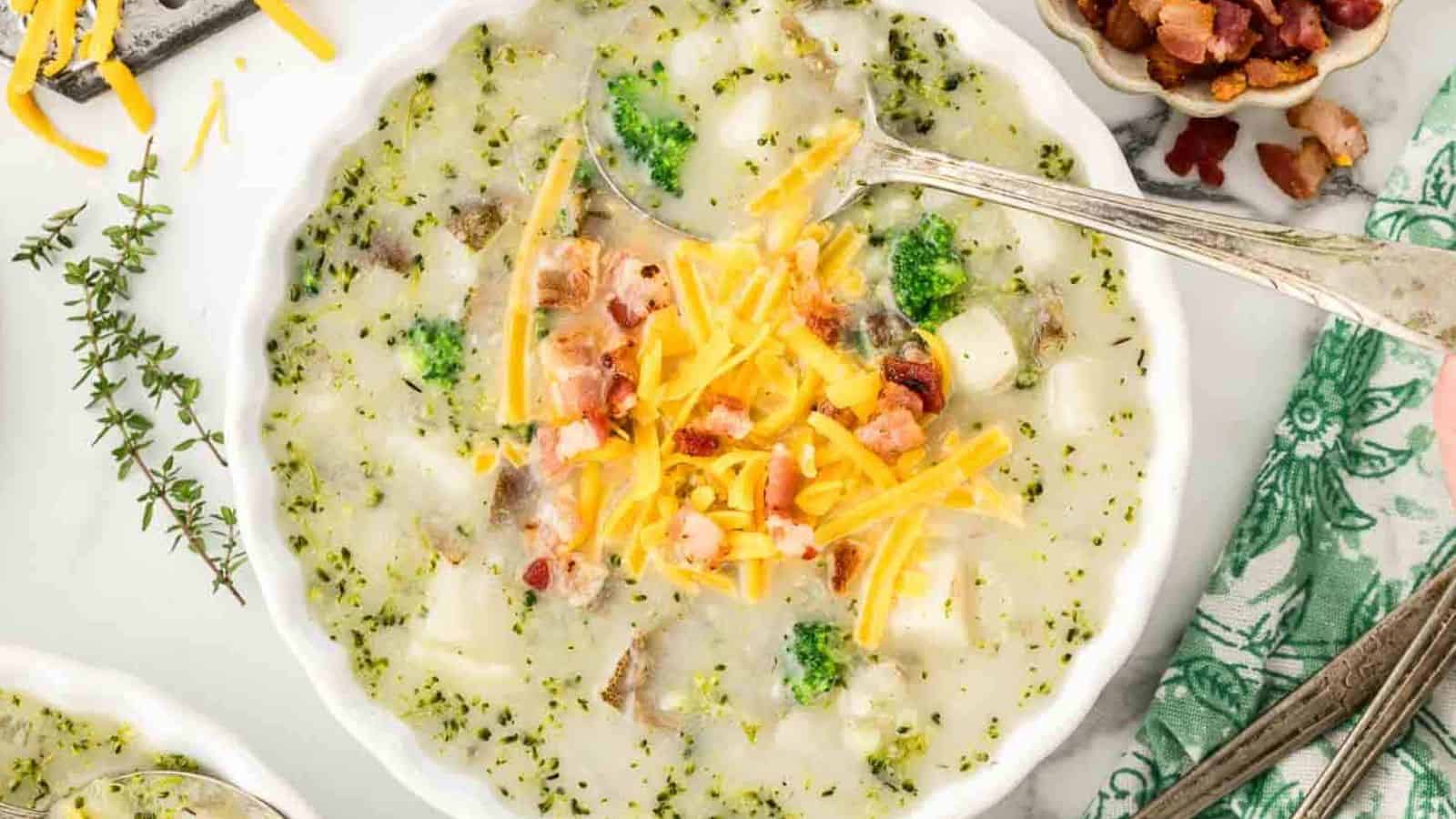 Broccoli Potato Soup Recipe (Easy!)