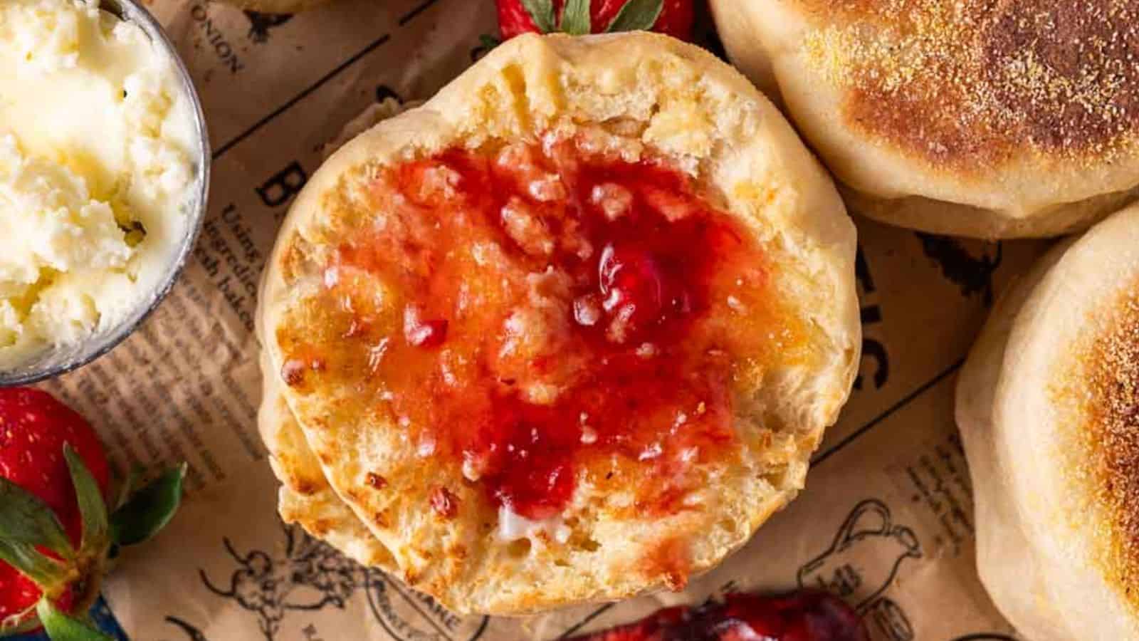 Sourdough Discard English Muffins