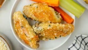 Homemade Garlic Parmesan Wings