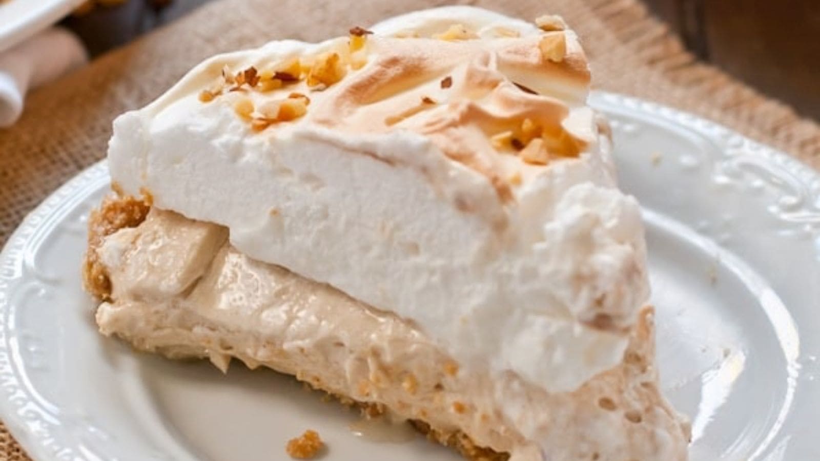 Peanut Butter Meringue Pie