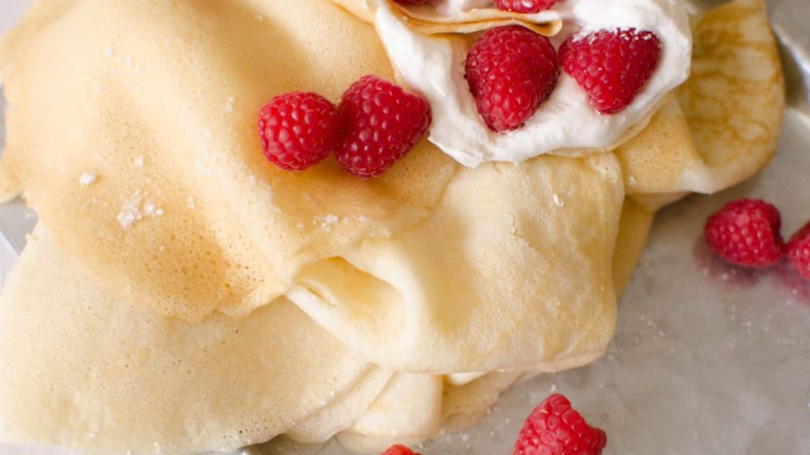 Easy Pancake Mix Crepes