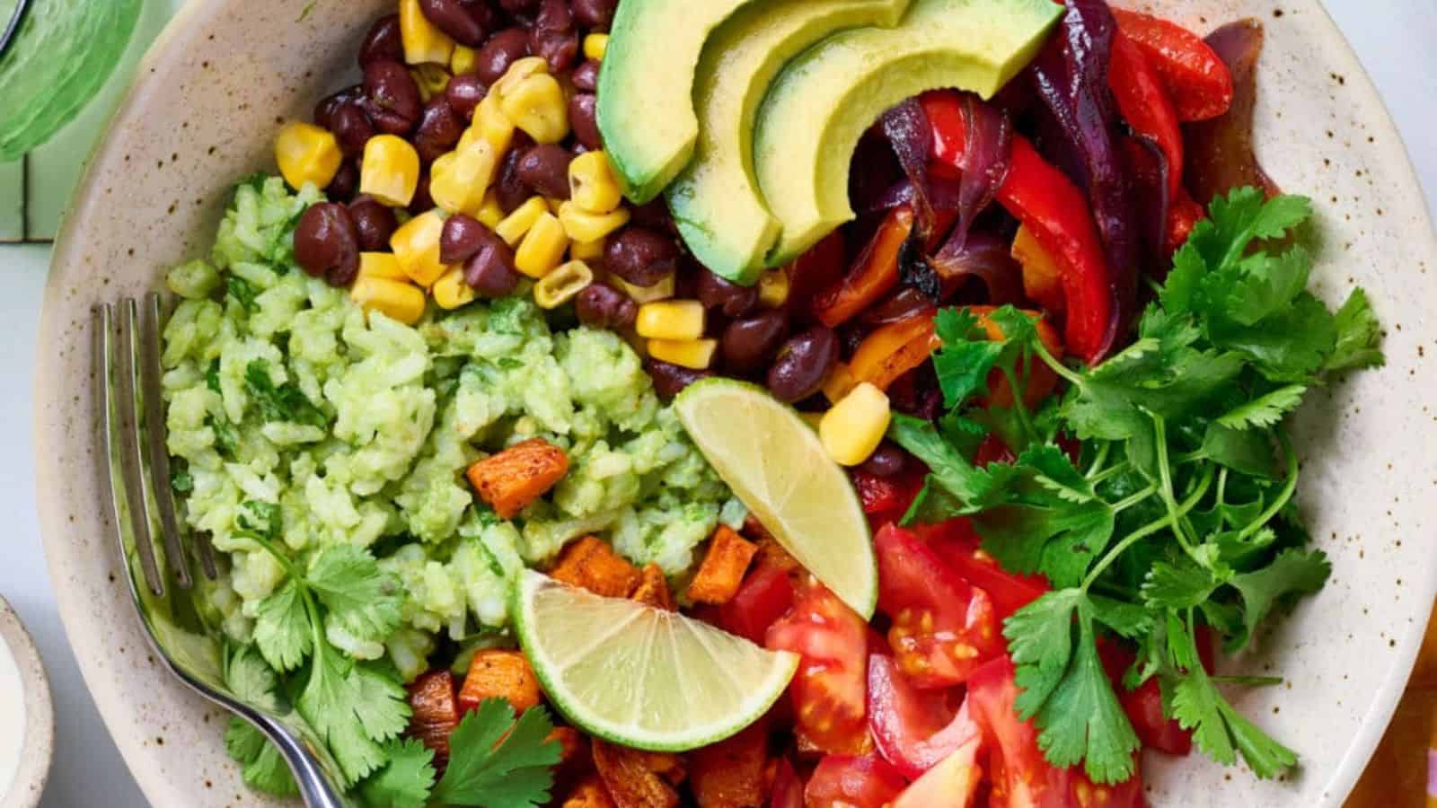 Easy Mexican Veggie Bowl (Mexican Rice Bowl)