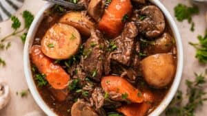 Slow Cooker Beef Mushroom Stew Recipe
