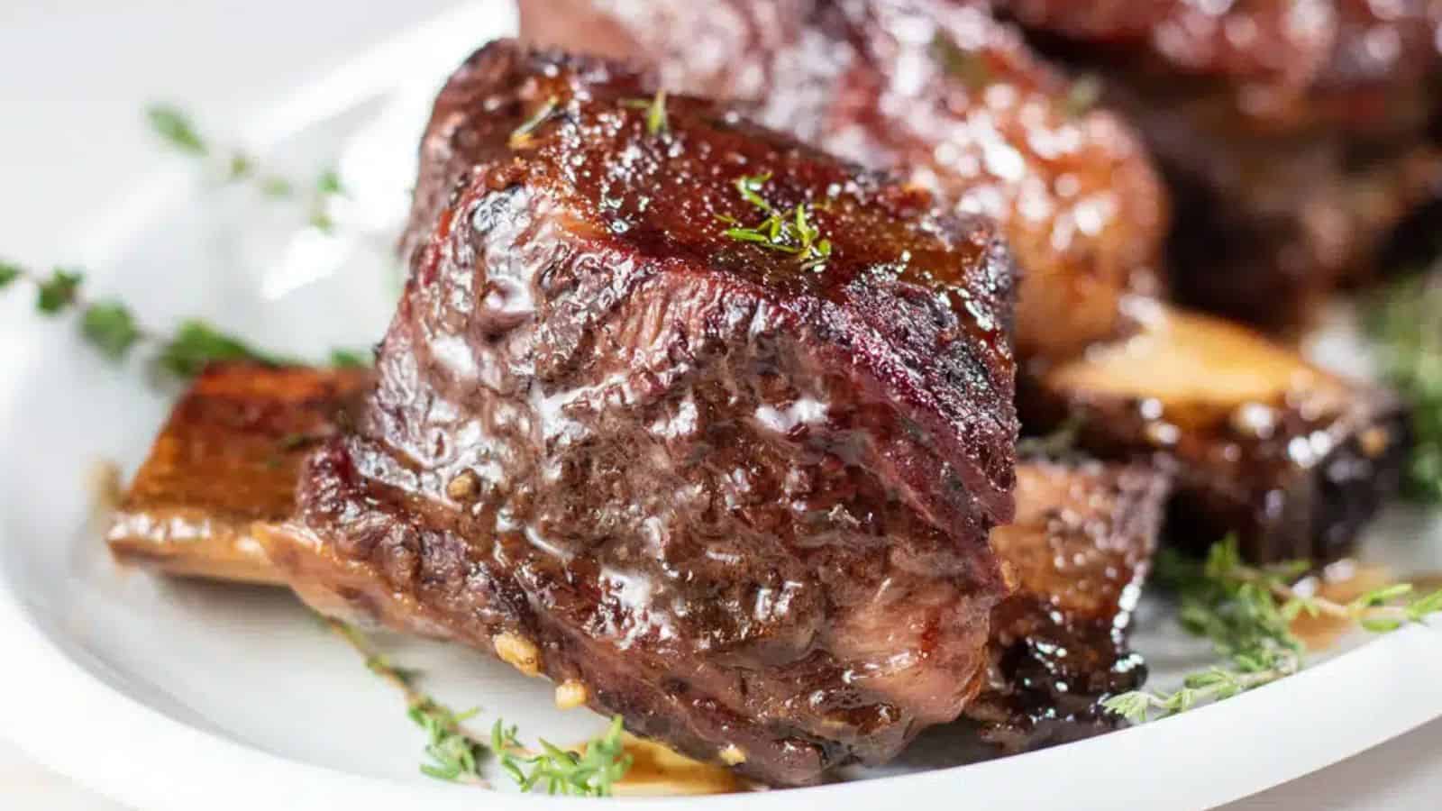 Crockpot BBQ Beef Short Ribs