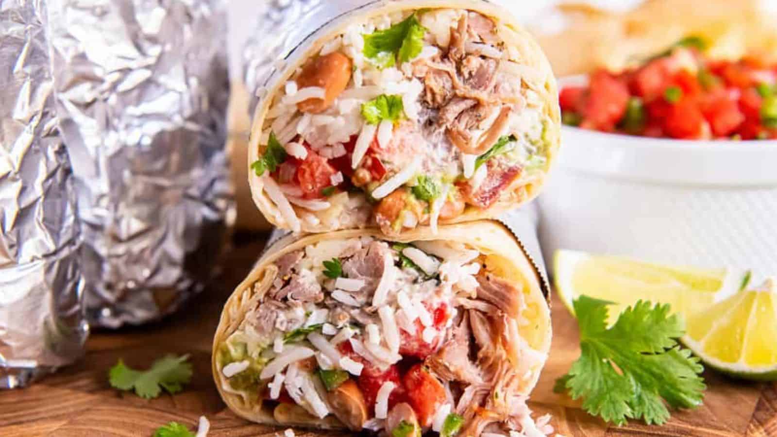 Carnitas Burrito (Chipotle Copycat)