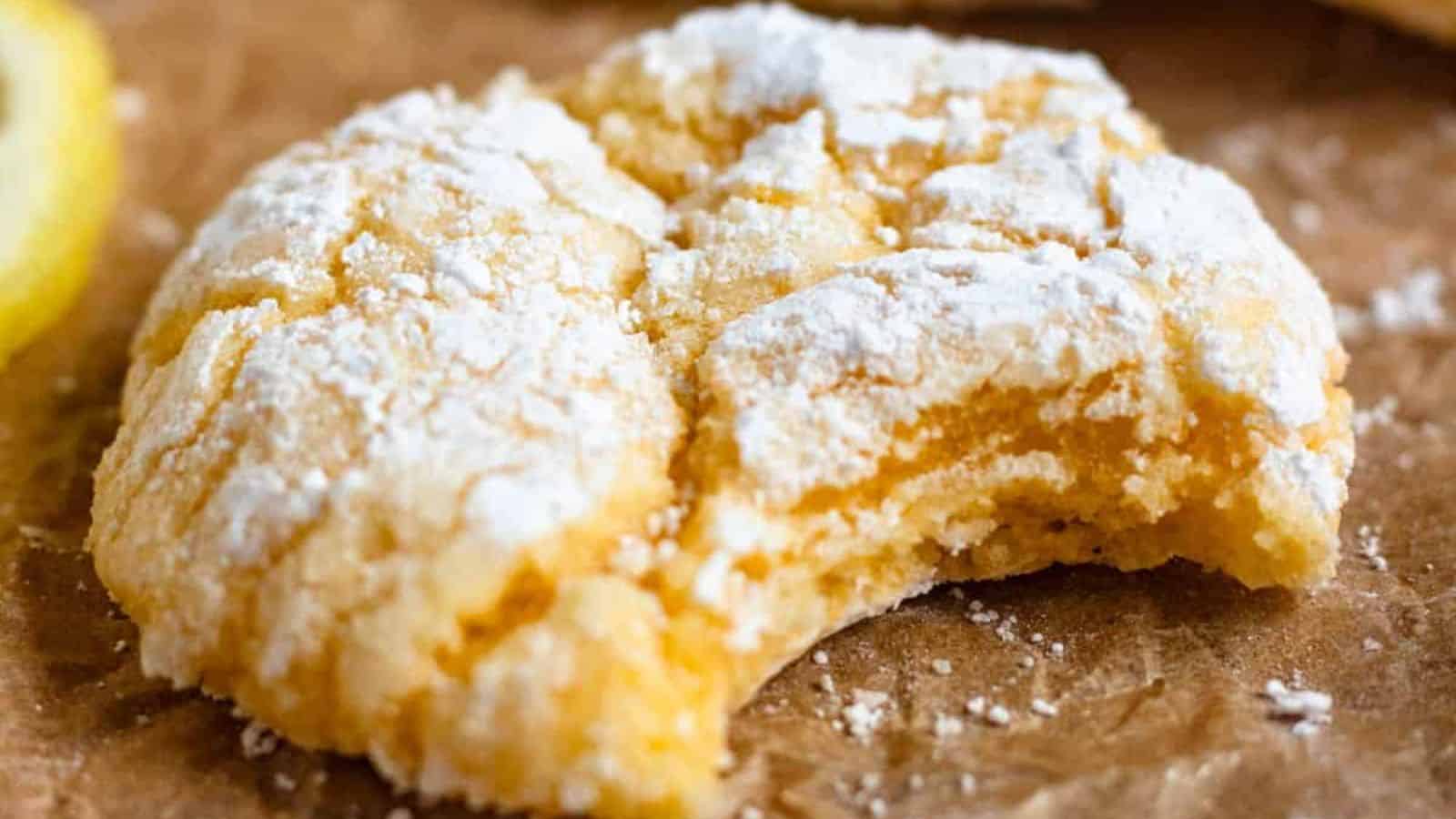 Lemon Cake Mix Cookies