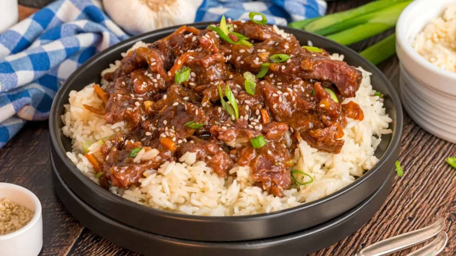 Slow Cooker Mongolian Beef