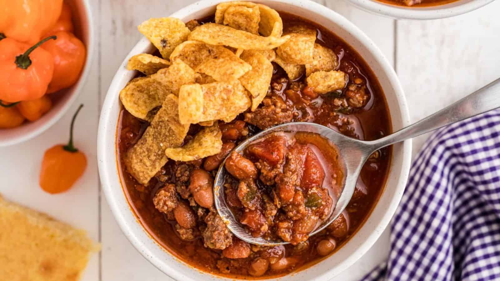 Slow Cooker Habanero Chili