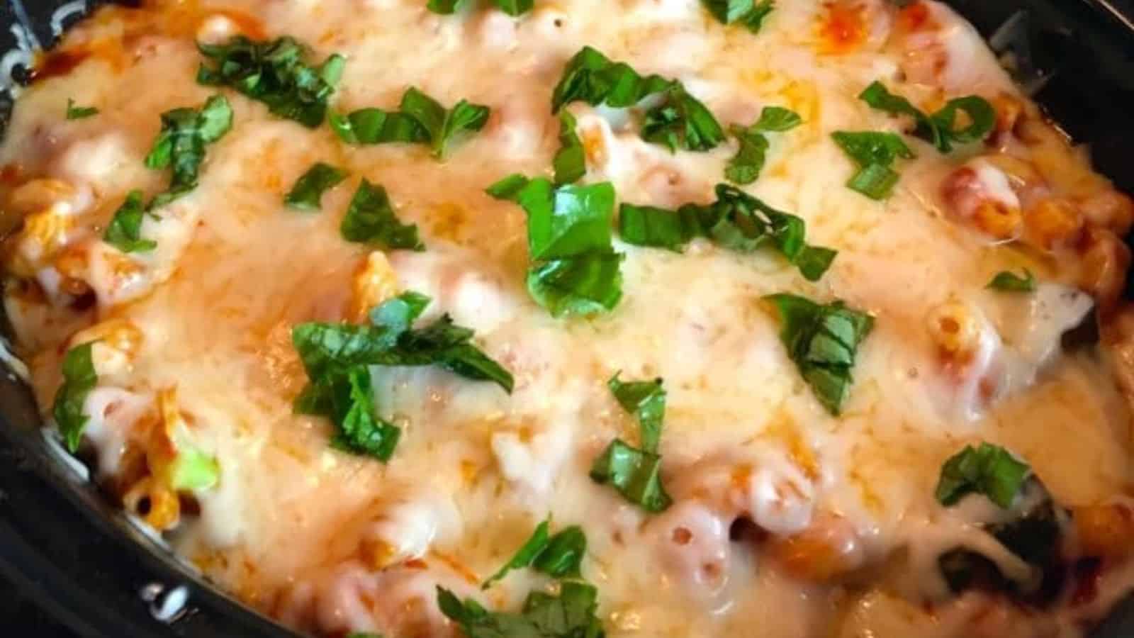 Slow Cooker Chicken Broccoli Pasta