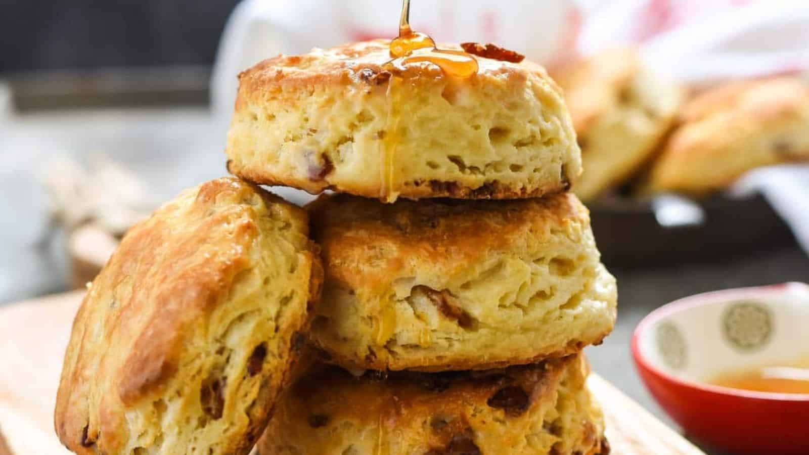 Honey Bacon Biscuits