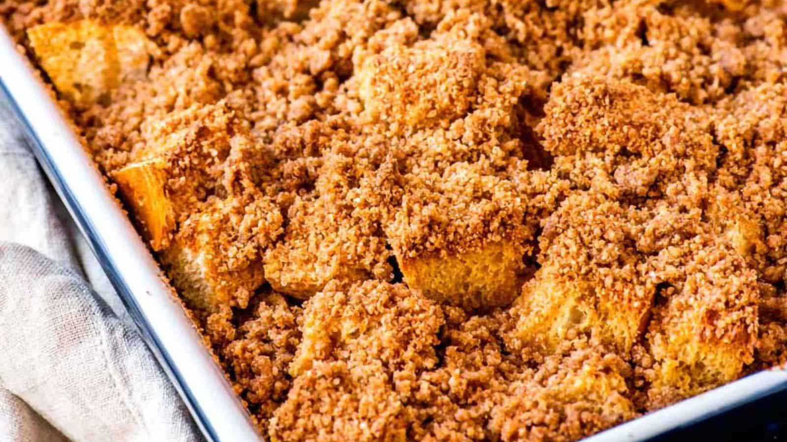 COFFEE CREAMER FRENCH TOAST CASSEROLE