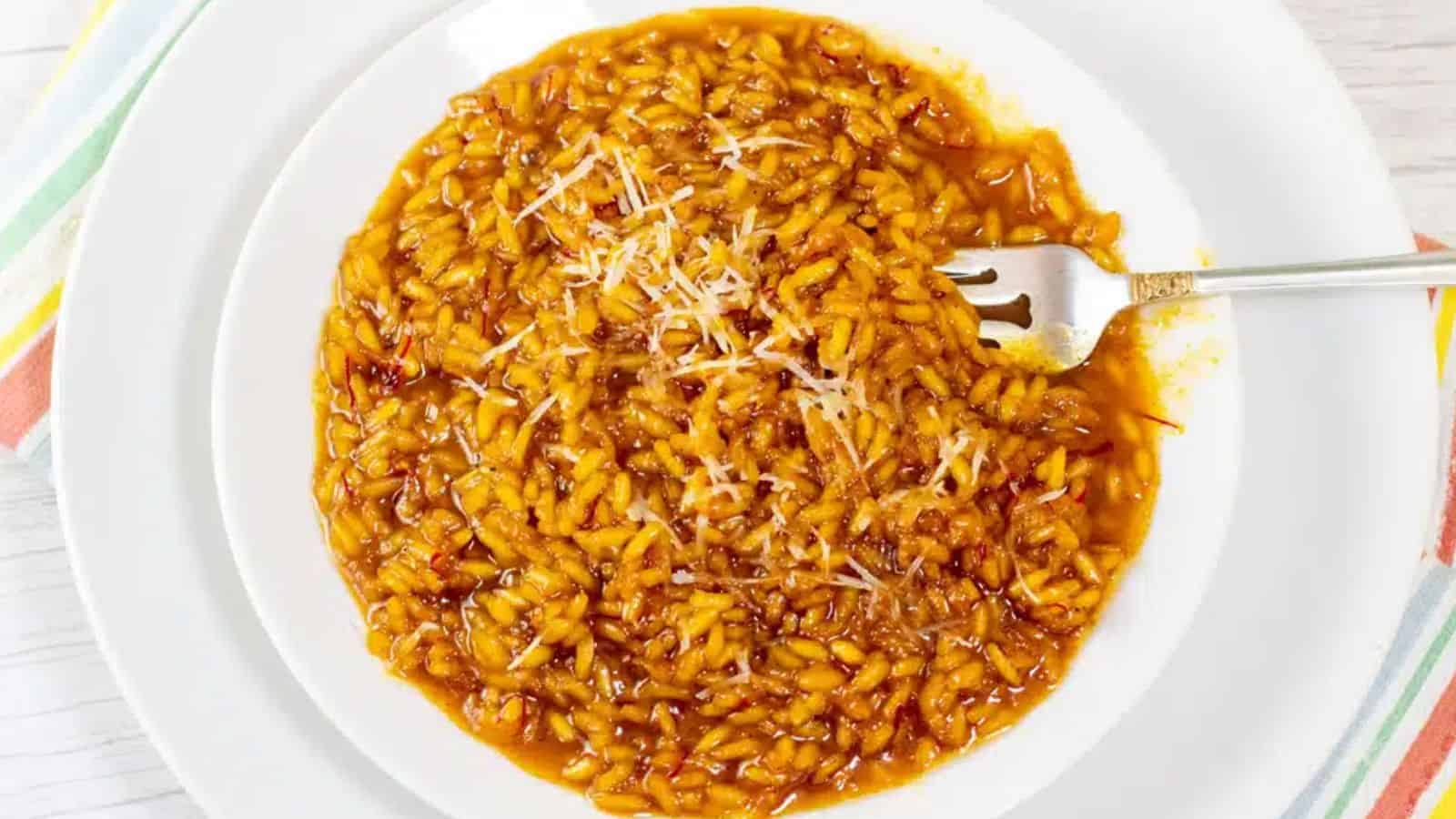 Saffron Risotto (Risotto alla Milanese)