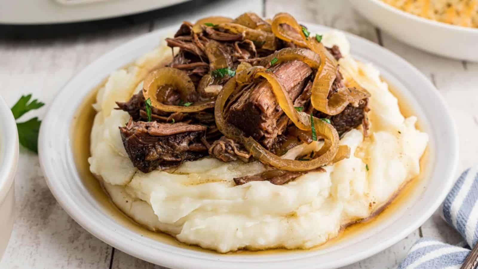 Slow Cooker French Onion Pot Roast