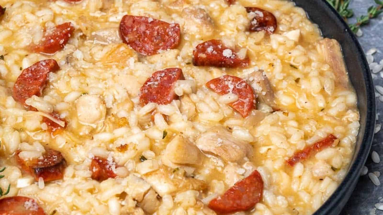 Chicken and Chorizo Risotto