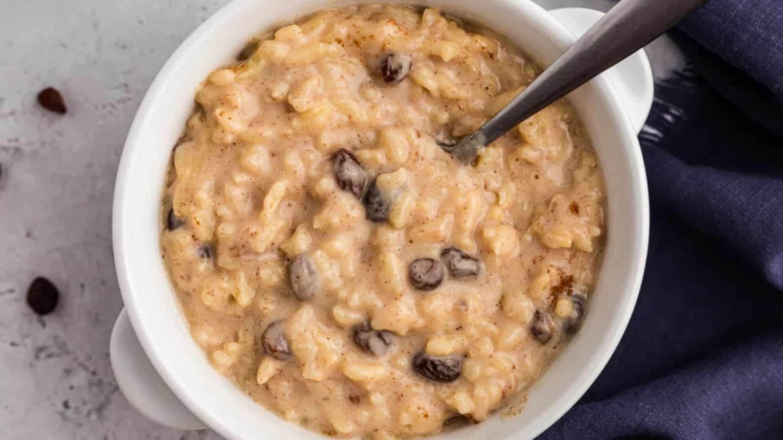 Slow Cooker Rice Pudding