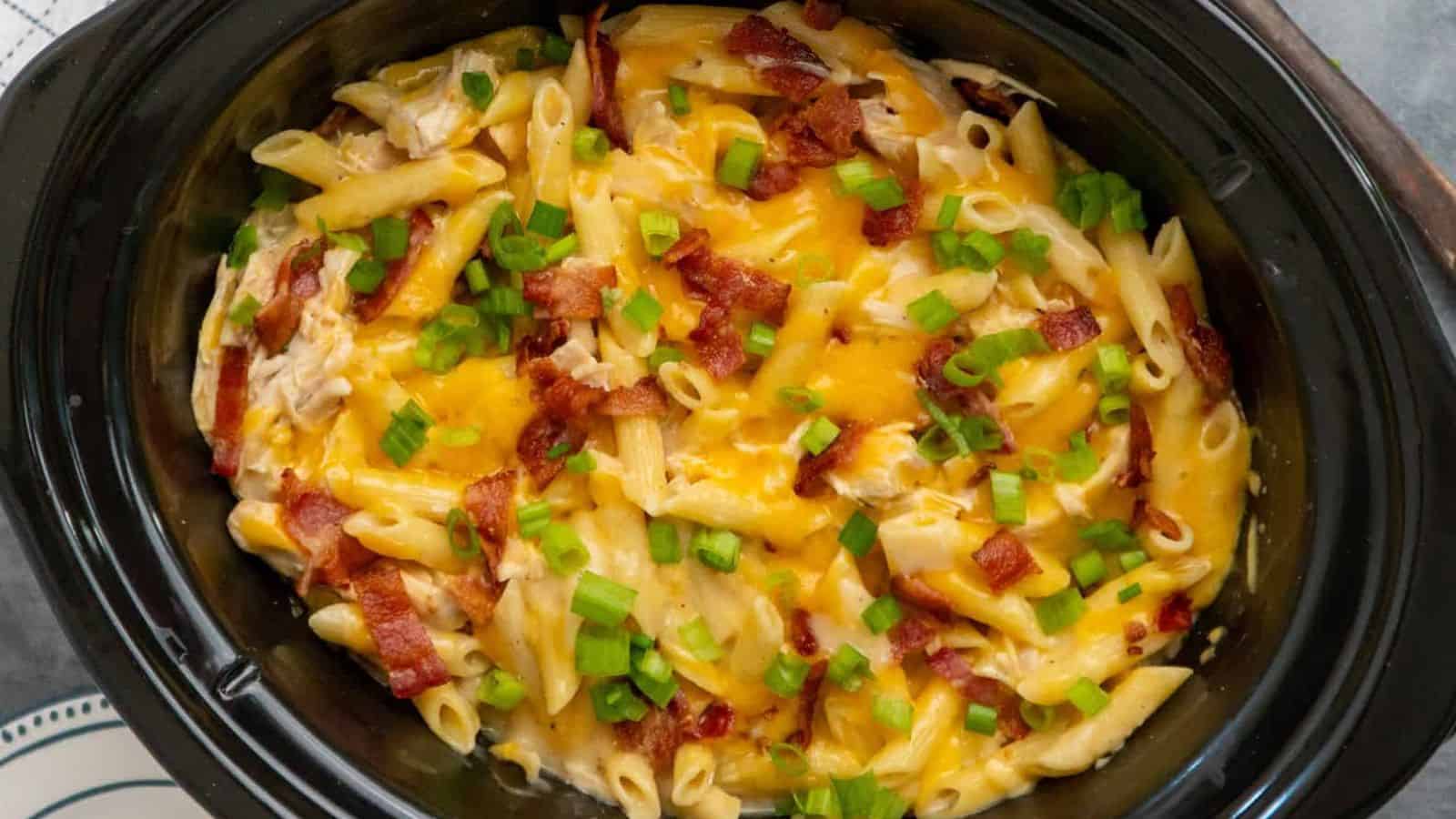 Crock Pot Crack Chicken Pasta