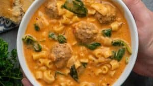 Slow Cooker Meatball Soup