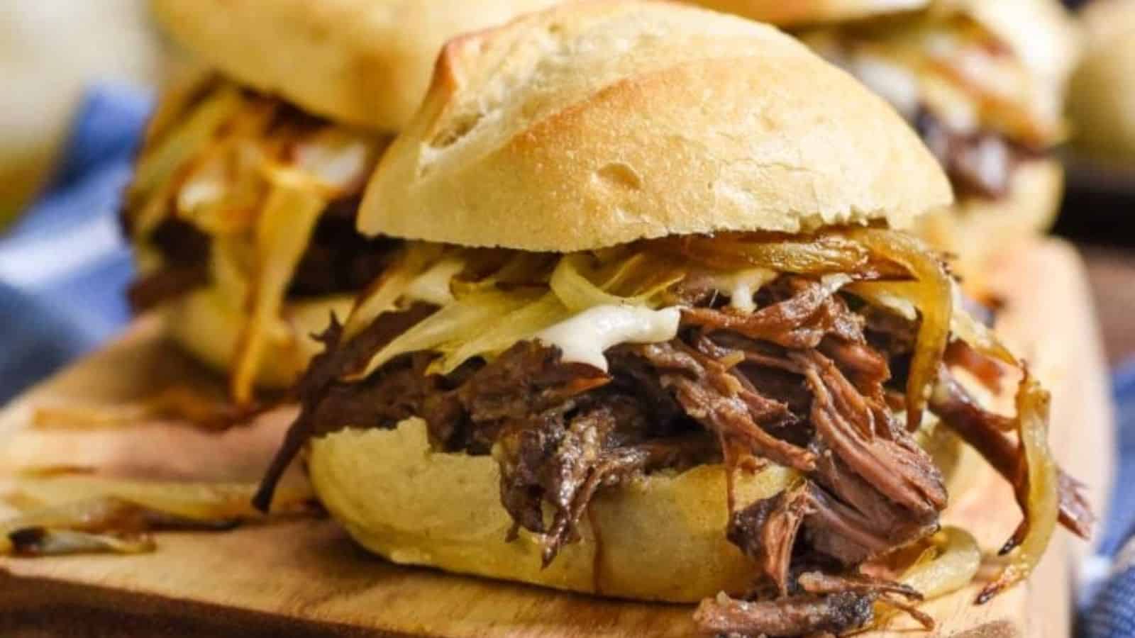 Leftover Pot Roast Sandwich