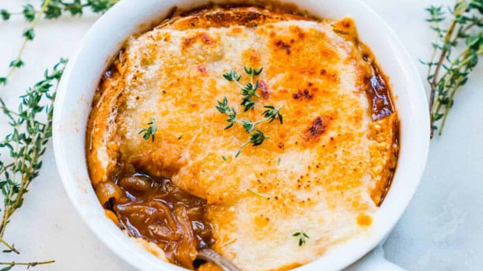 Vegetarian French Onion Soup