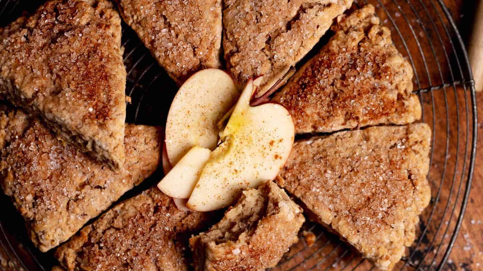 Fresh Apple Cinnamon Scones