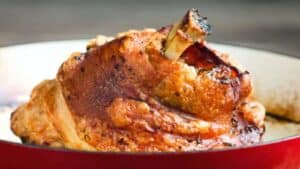Crispy Beer Roasted Pork Knuckle