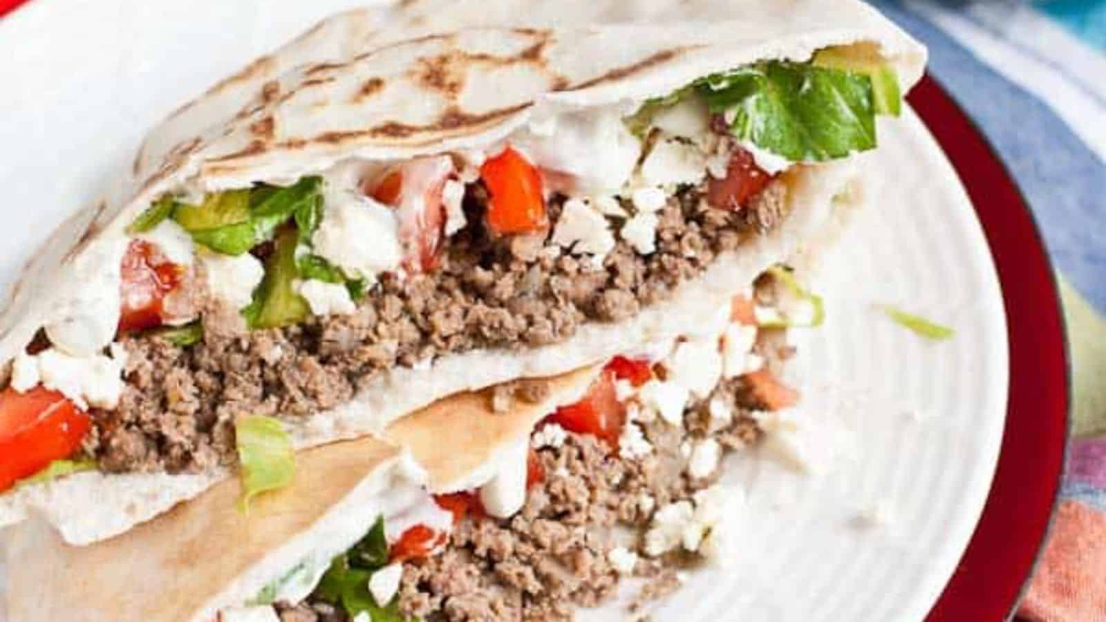 30 Minute Ground Beef Gyros