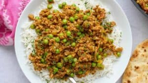 Keema Curry (Ground Beef and Peas)