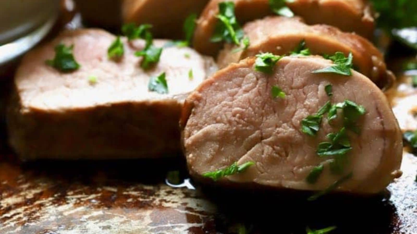 Oven Roasted Pork Tenderloin with Spicy Mustard Sauce