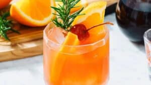 Cranberry Orange Whiskey Sour