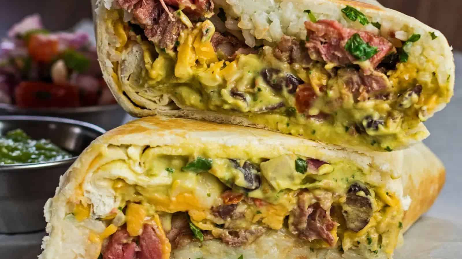 Leftover Prime Rib Burritos