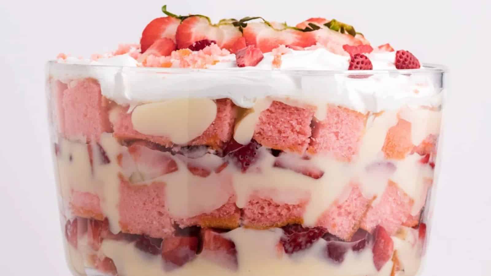 Strawberry Cheesecake Trifle