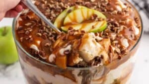 Caramel Apple Cheesecake Trifle