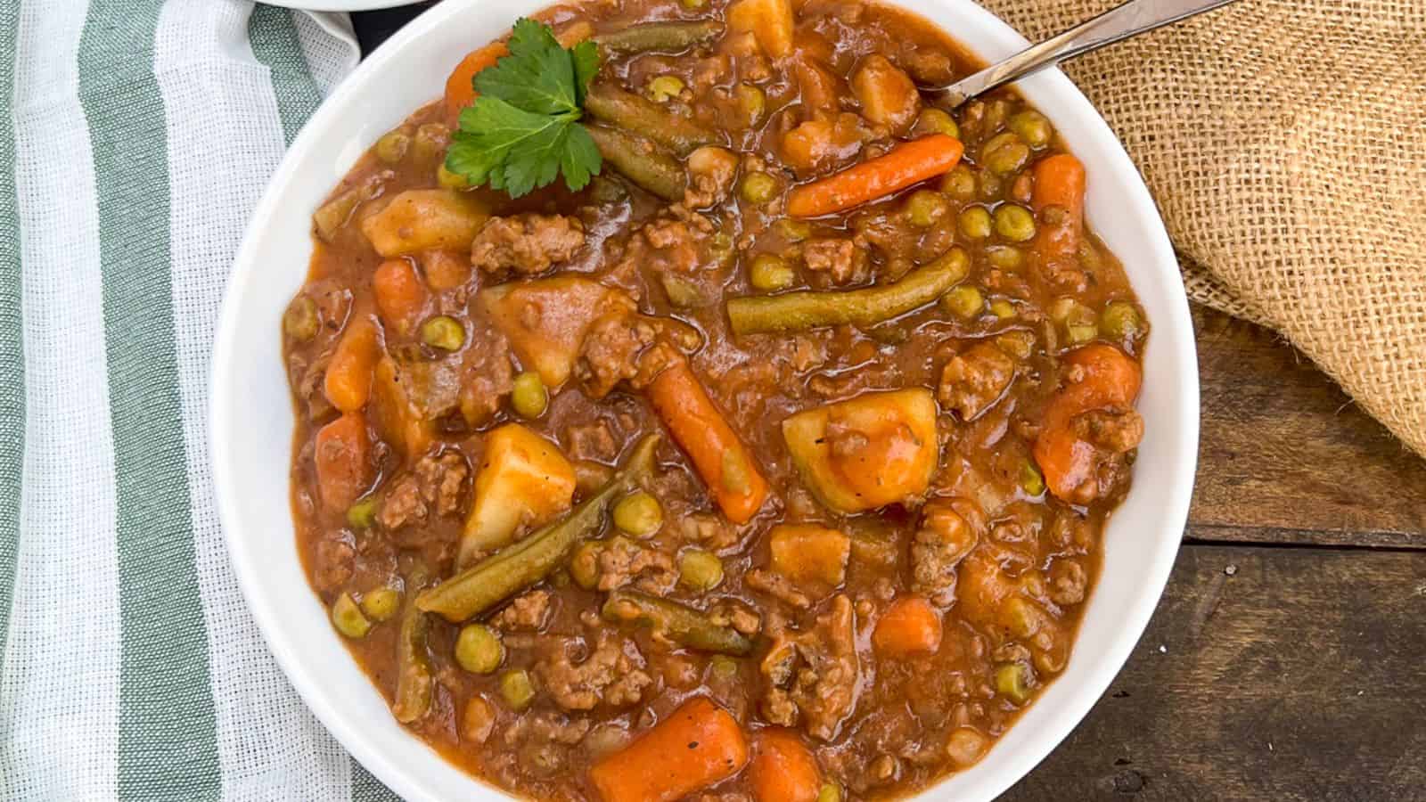 Ground Beef Stew
