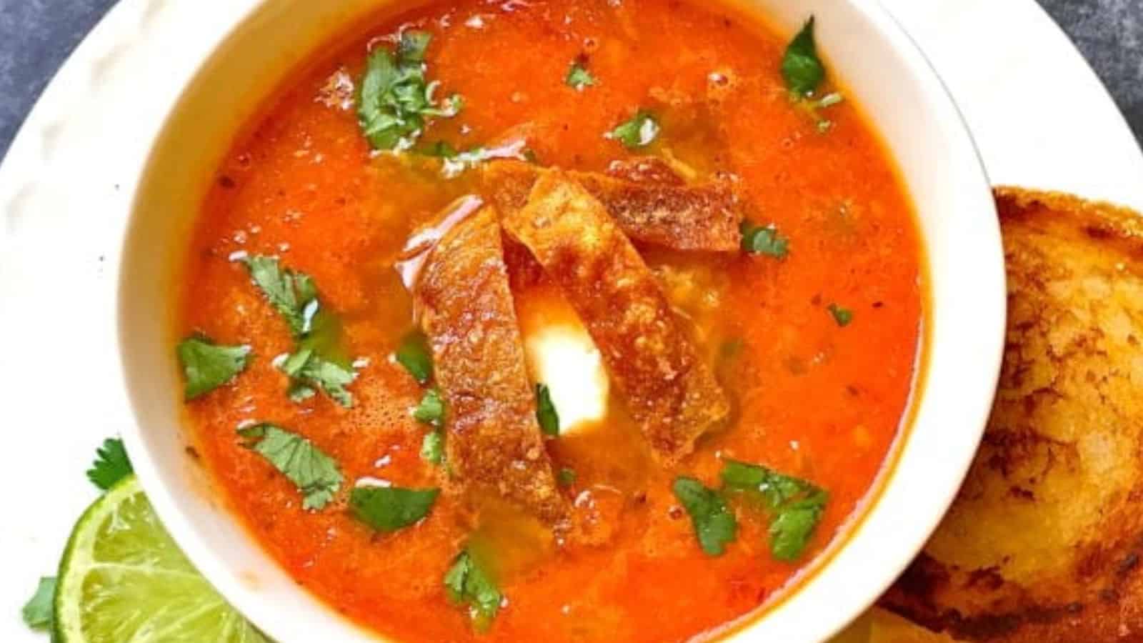Tomato Tortilla Soup