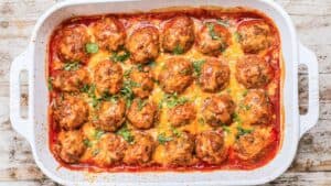 Beef Enchilada Meatballs