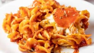 Pepperoni Pizza Casserole