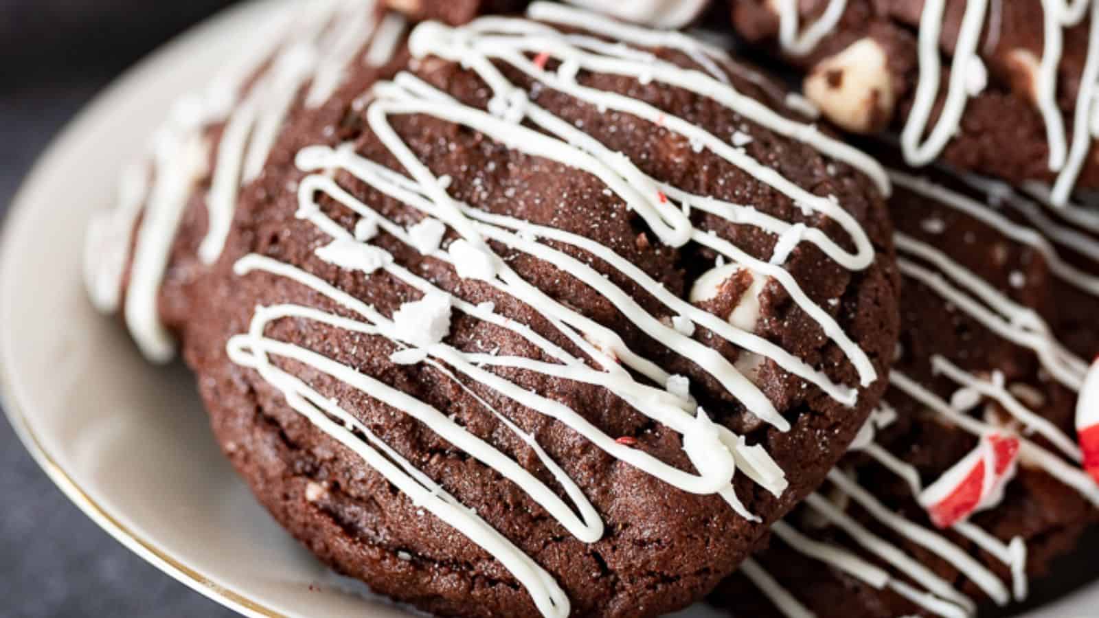 Easy Chocolate Peppermint Cookies