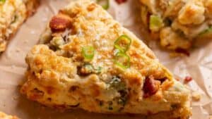 Savory Bacon, Cheddar, & Scallion Scones